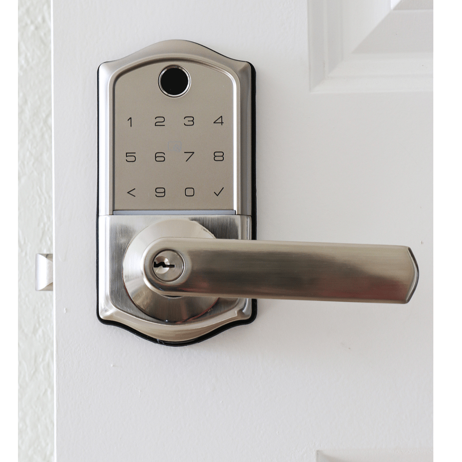 Privacy with a touch pad lock