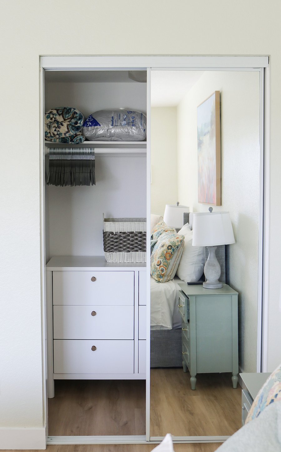 Spacious closet