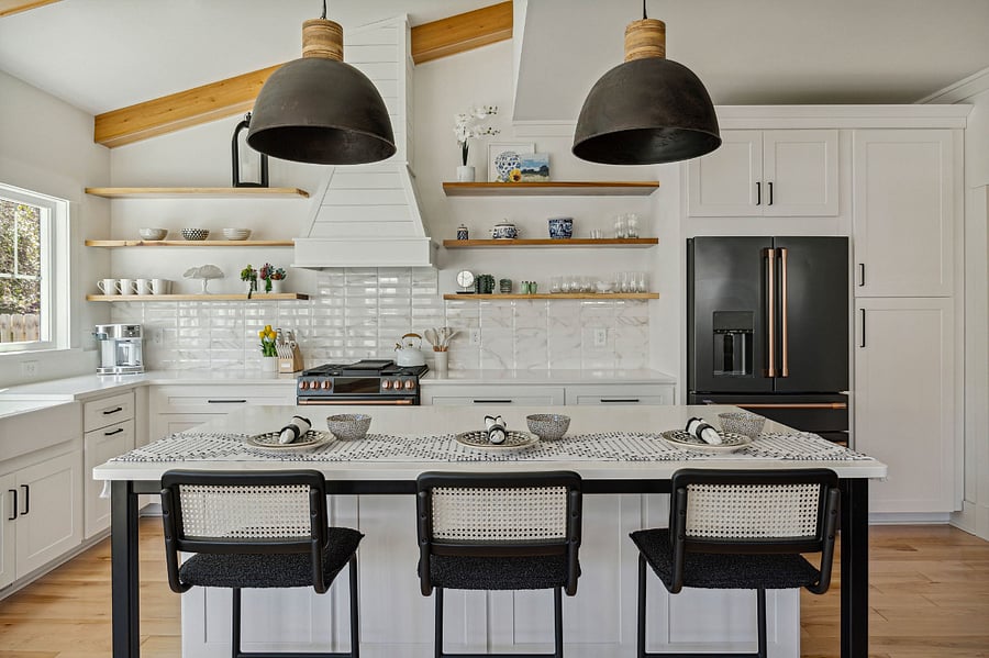 beautiful, designer kitchen