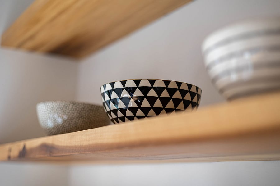 fully stocked kithen