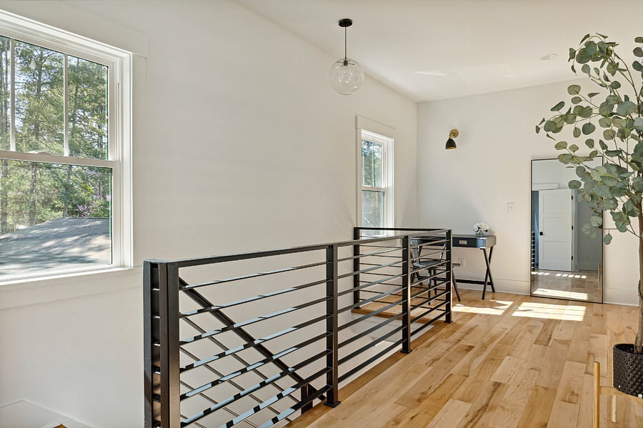 second story stair landing