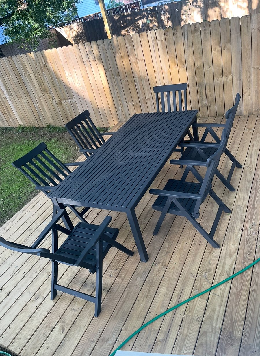 Patio table for 6!