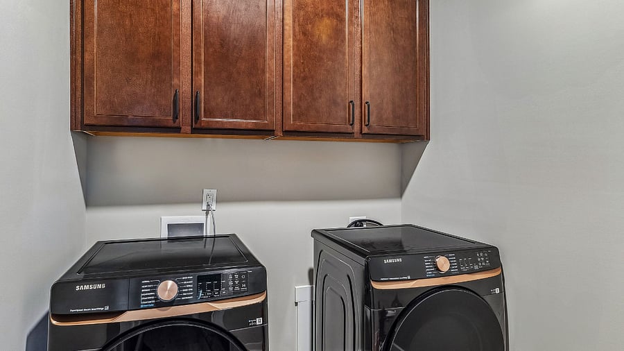 Downstairs laundry room