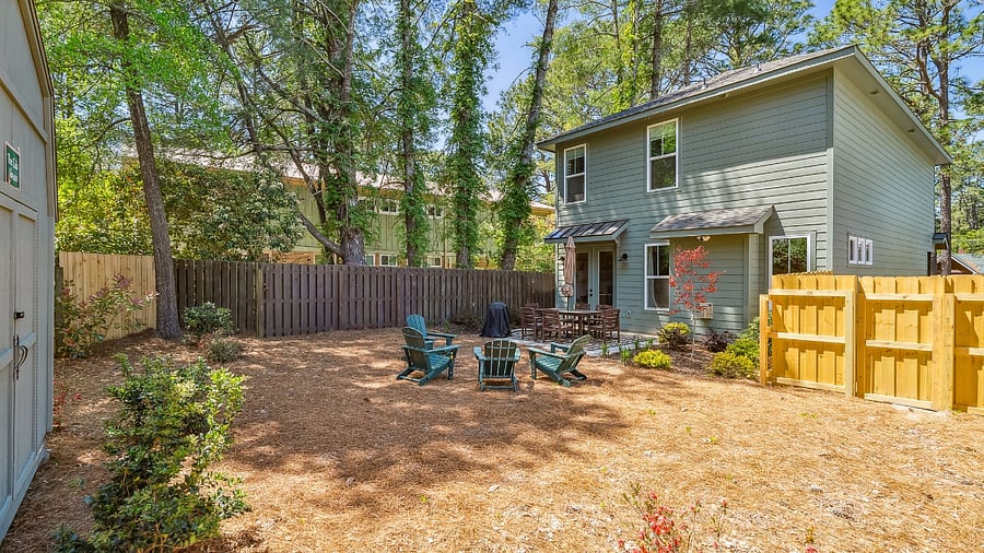 Backyard seating