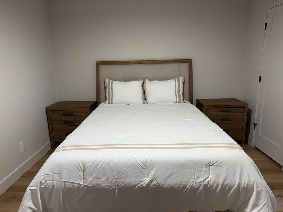 Additional bedding for either master or guest bedrooms.