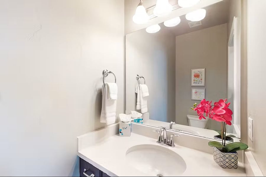 1/2 Bath on Main Level