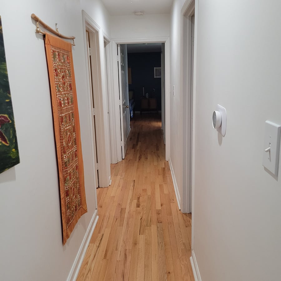 Room is first door on left. MBR is at end of hall.
