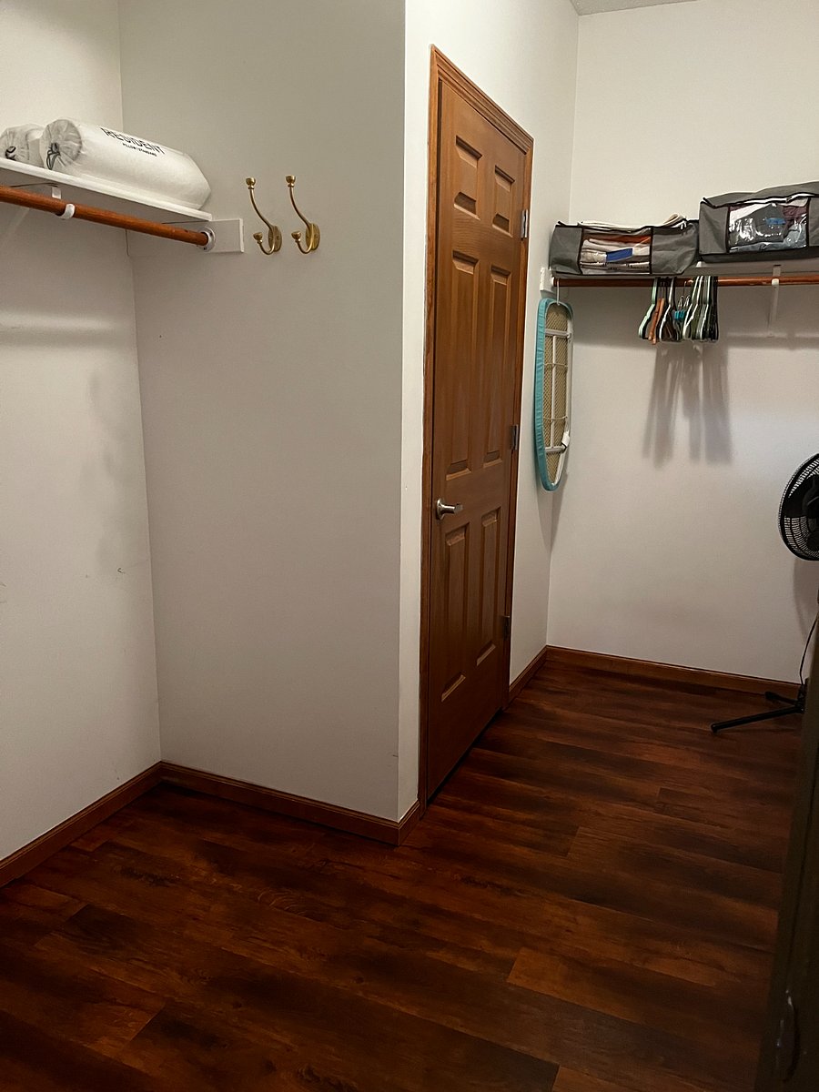 Huge walk-in closet.