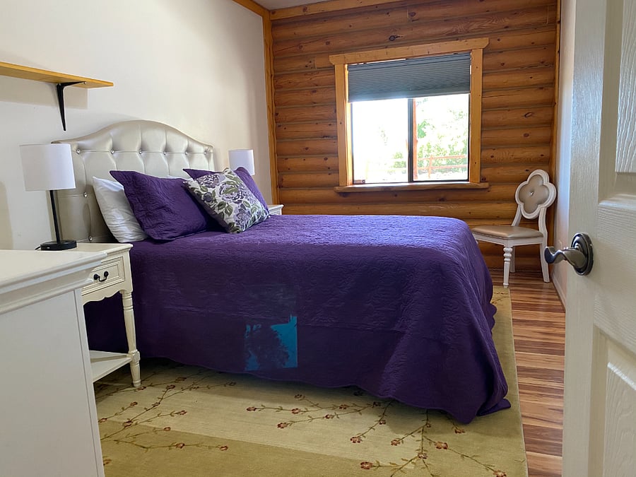 Bedroom 3 on the first floor has a Twin bed and a dresser.