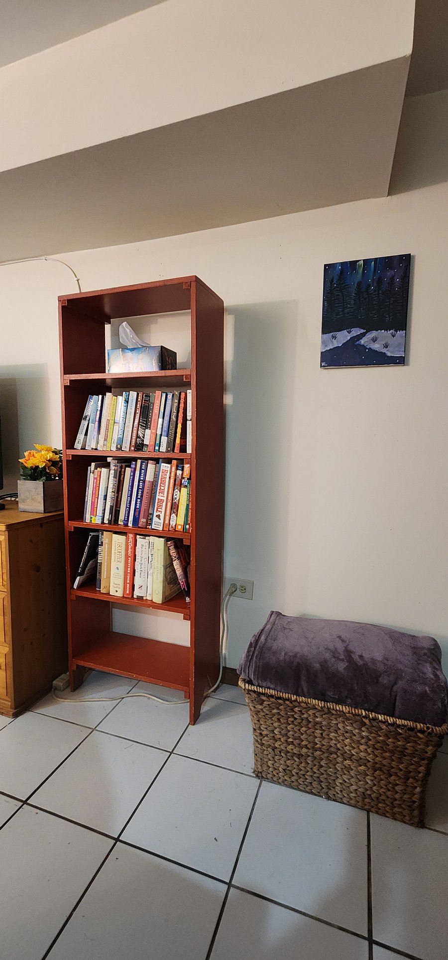 Novels, nonfiction and cookbooks, plus warm fleece blankets for chilly nights