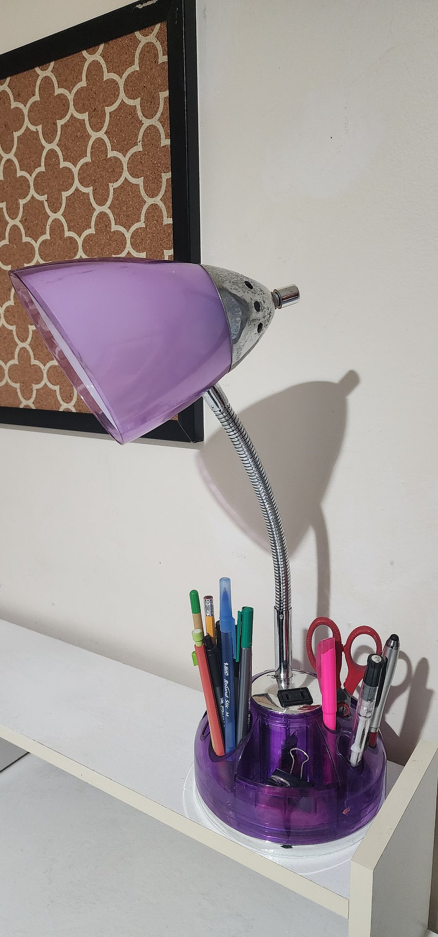 Desks in both bedrooms have basic office supplies included