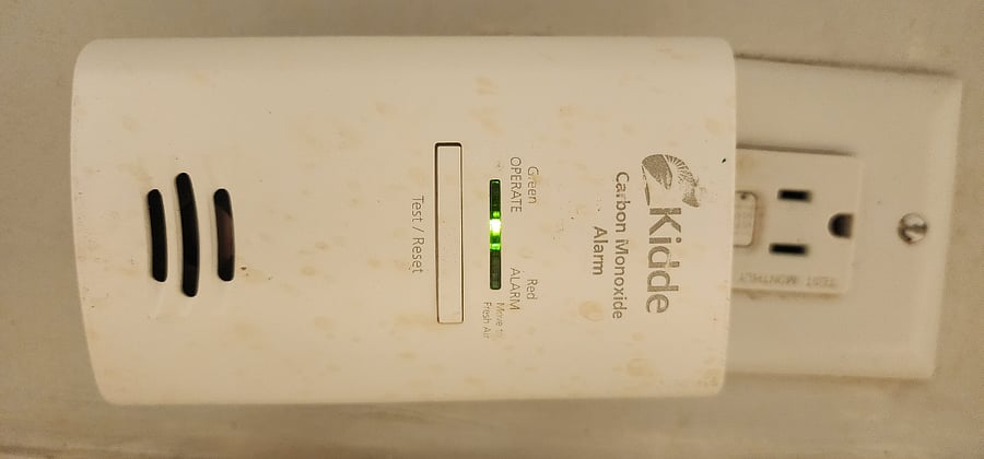 Smoke detectors throughout and a carbon monoxide detector keep everyone safe