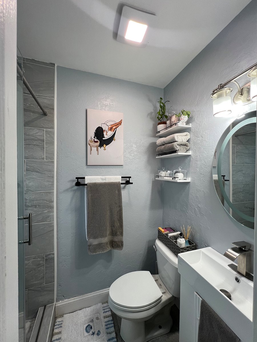 Bathroom #2 walking shower