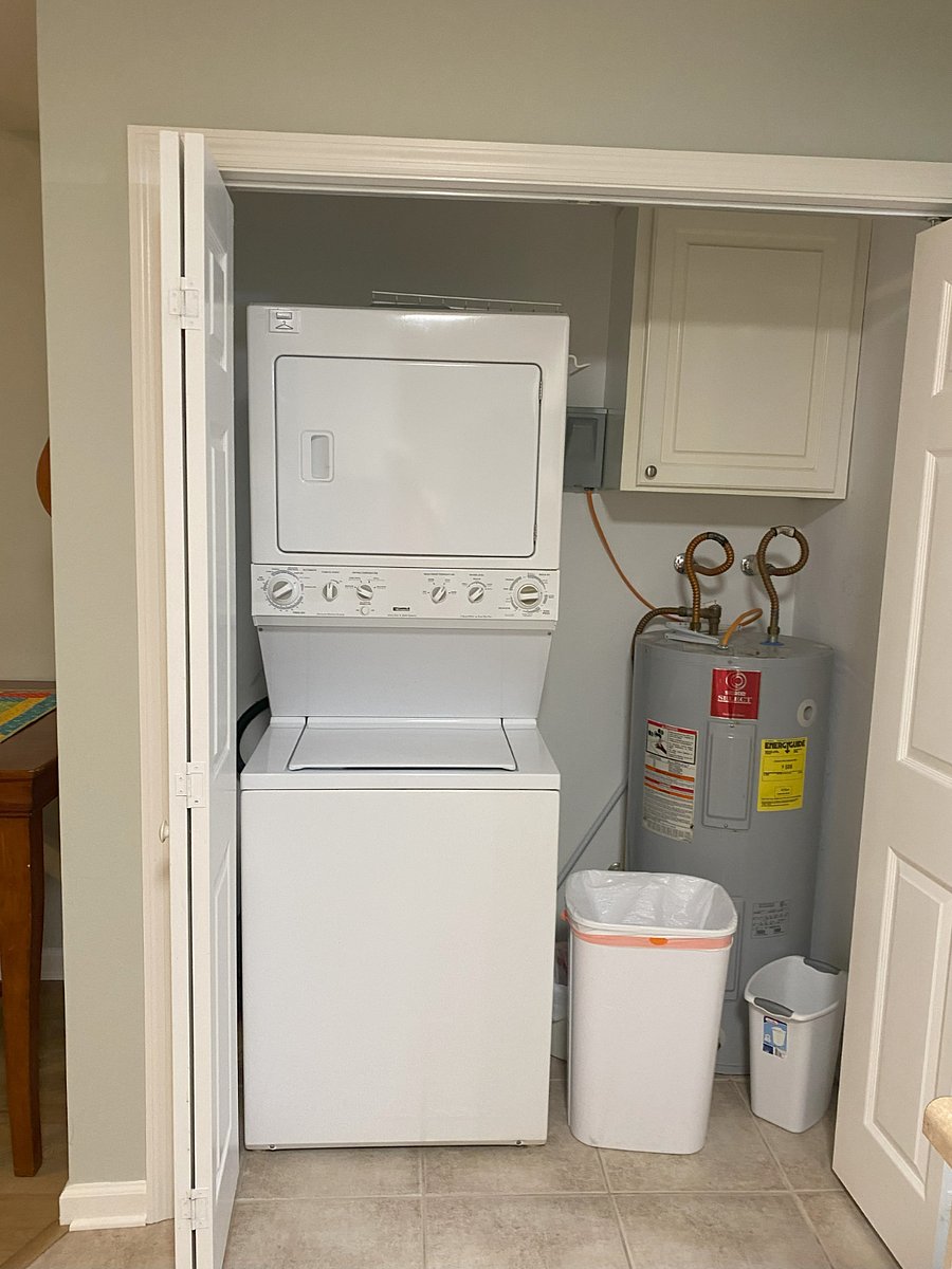 Laundry Room, Hot Water Heater. Locate in the apartment off of the kitchen.