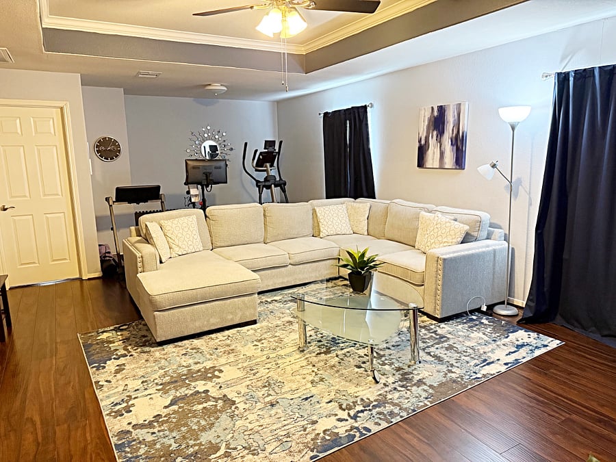 Shared TV Room & Gym/ Fitness Area