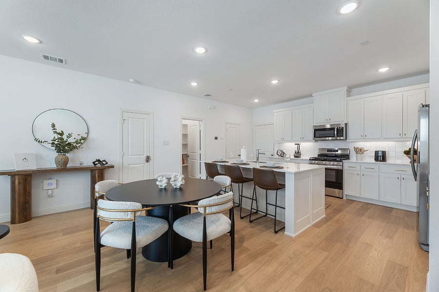 Beautiful and spacious kitchen and breakfast area with seating for eight and every amenity you could need.