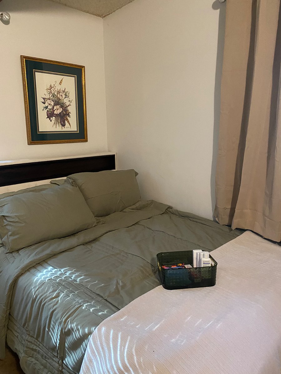 Full size bed with storage space and charging ports