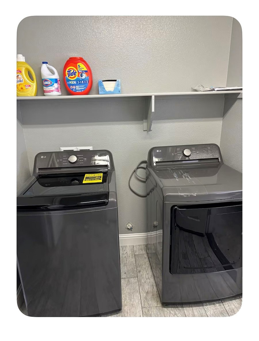 inside laundry room