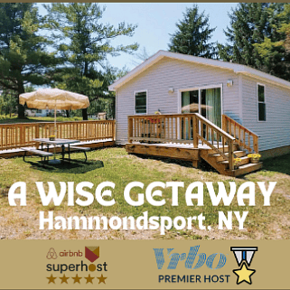 Fully Handicap Accessible (ramp + wheelchair-friendly shower)