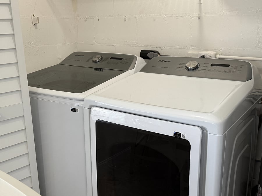 Full Size washer and dryer