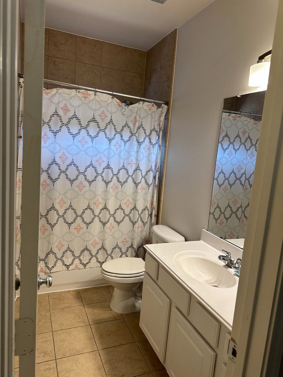 your private Bath with Tub/Shower