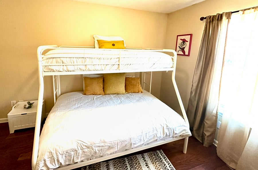 Bedroom 3 (Bunk Beds. Twin over Double)
