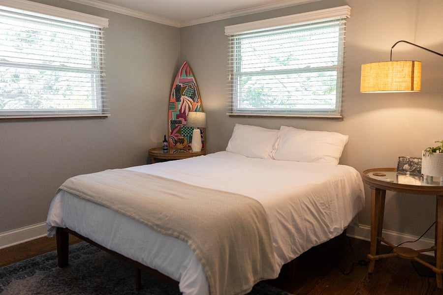 Bedroom with Queen Bed and Ensuite Bathroom
