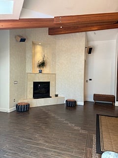 Fireplace in Family room