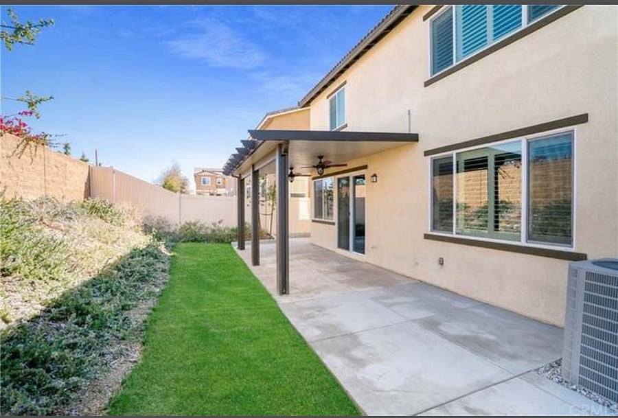 Backyard, there is bi weekly gardener to ensure the area is tidied and pleasant.