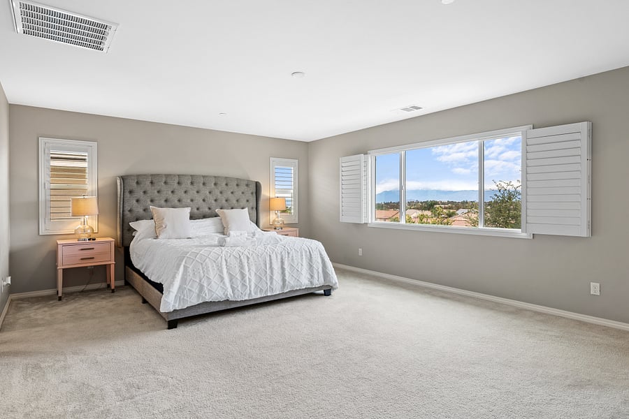 Master bedroom on 2nd floor, super spacious with large walk in closet and large bathroom.