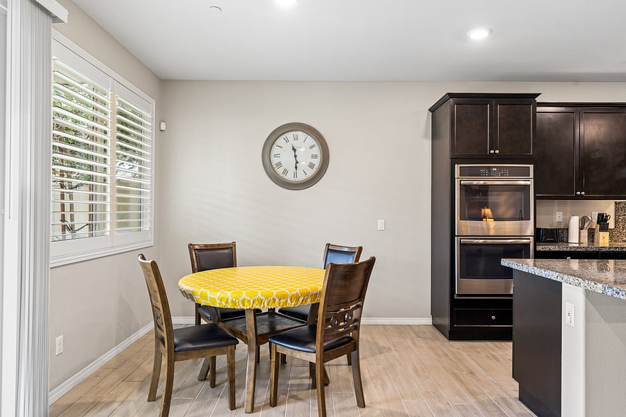 1st floor, bright dining area over looking backyard