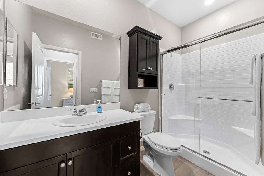 1st floor- walk in shower and bathroom