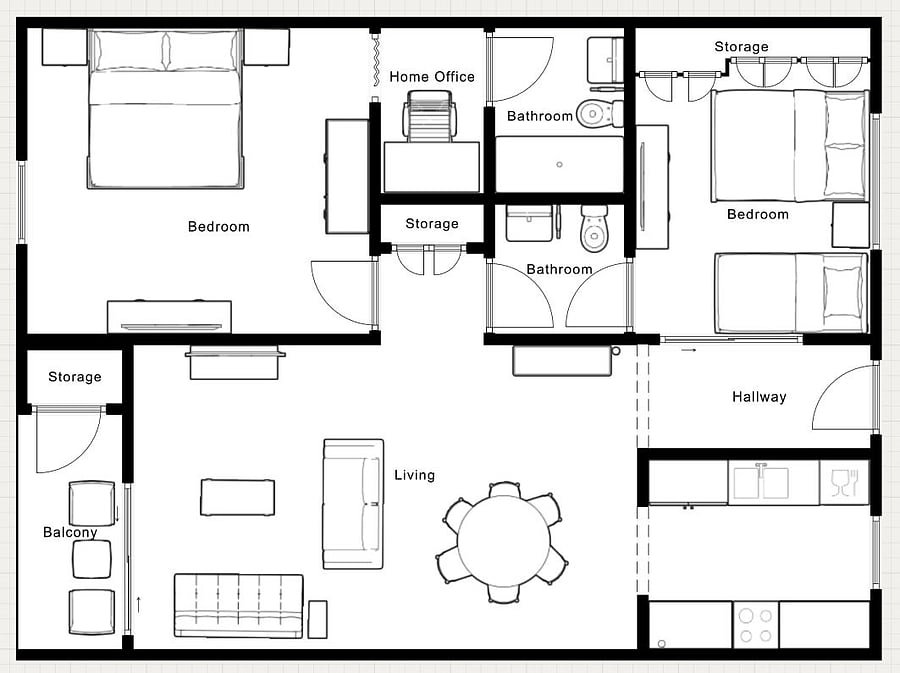 Apartment floor plan