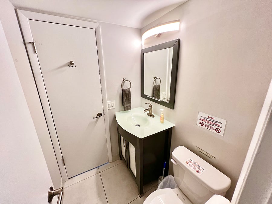 Half bathroom