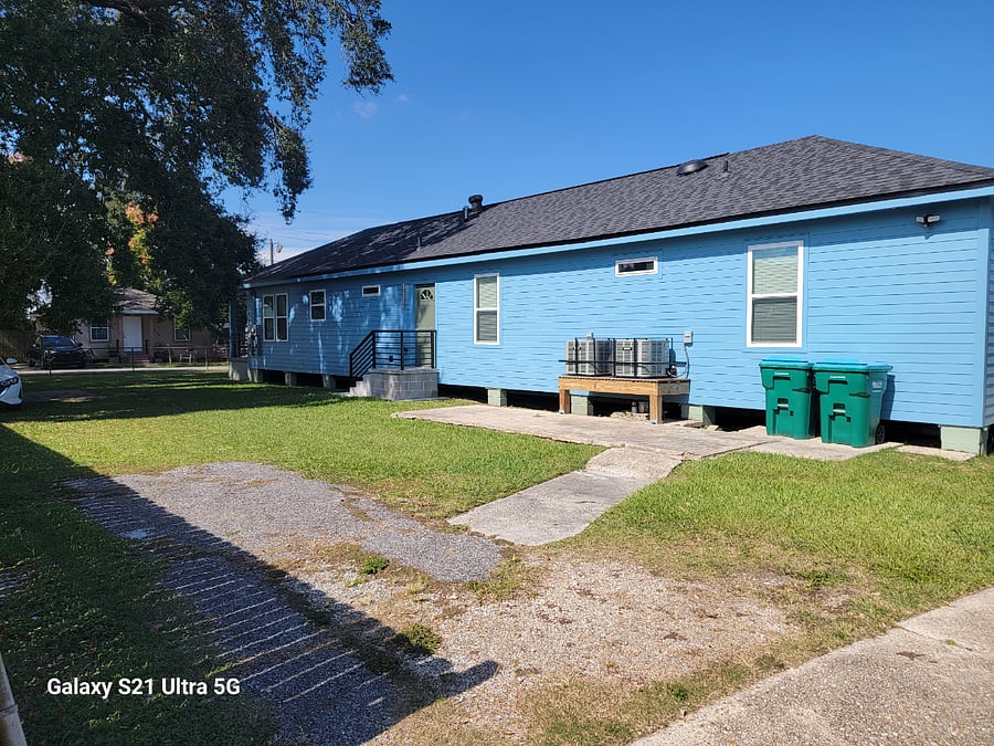 SIDE YARD REAR VIEW