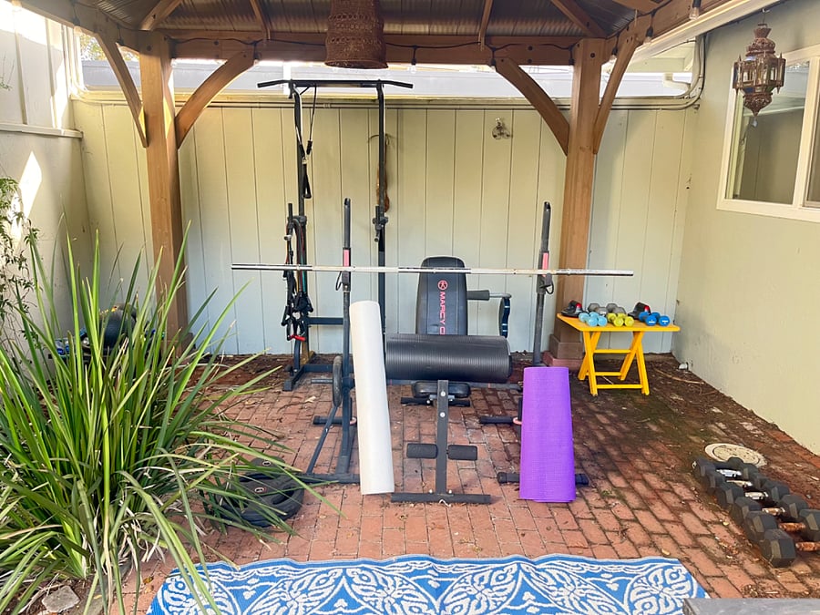 Shared work out area