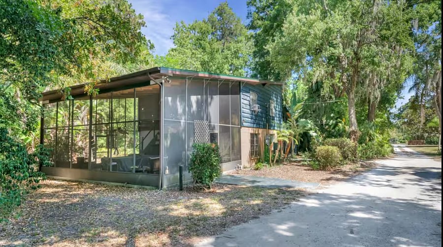 The home sits on over an acre with the backyard looking out over fields and an equine center. There is lots of room for parking. With very little light pollution enjoy star gazing or meteor watching at night. Surrounded by nature enjoy the peace.