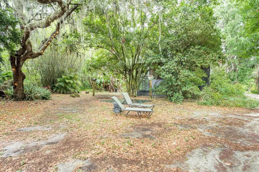 The home sits on over an acre with the backyard looking out over fields and an equine center. There is lots of room for parking. With very little light pollution enjoy star gazing or meteor watching at night. Surrounded by nature enjoy the peace.