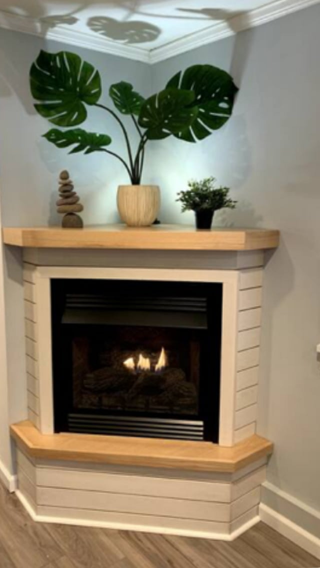 Read a book by the fireplace on cold day.