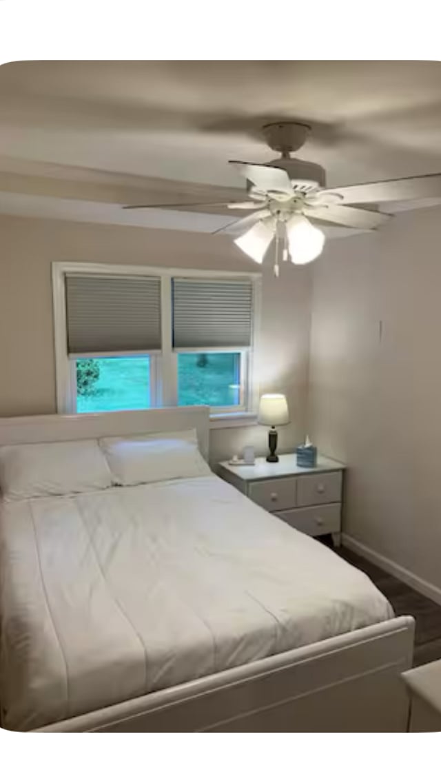 Blackout blinds in the bedrooms!