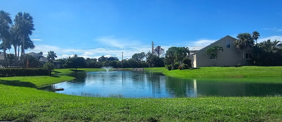 Lovely lakes in the community;