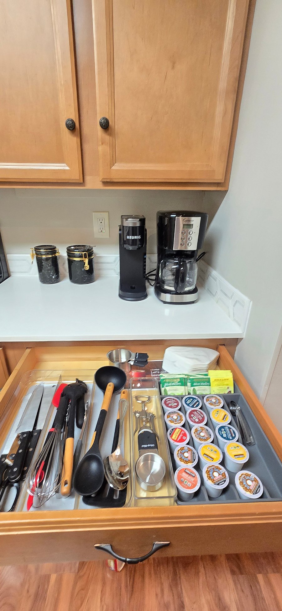 Keurig coffee maker and drip coffee machine