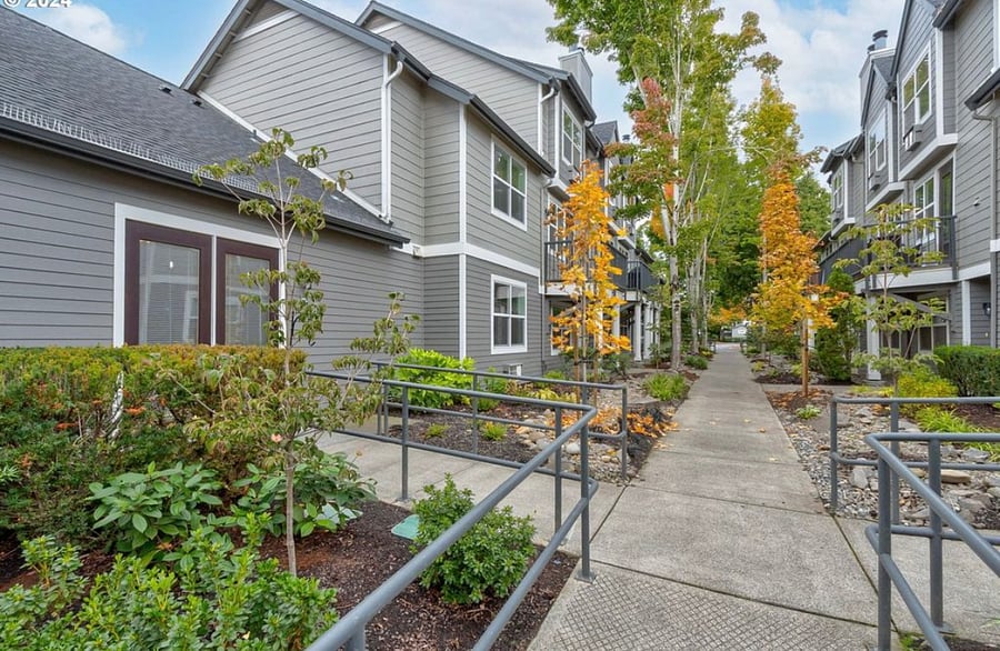 Back entry / Patio with wheelchair accessible
