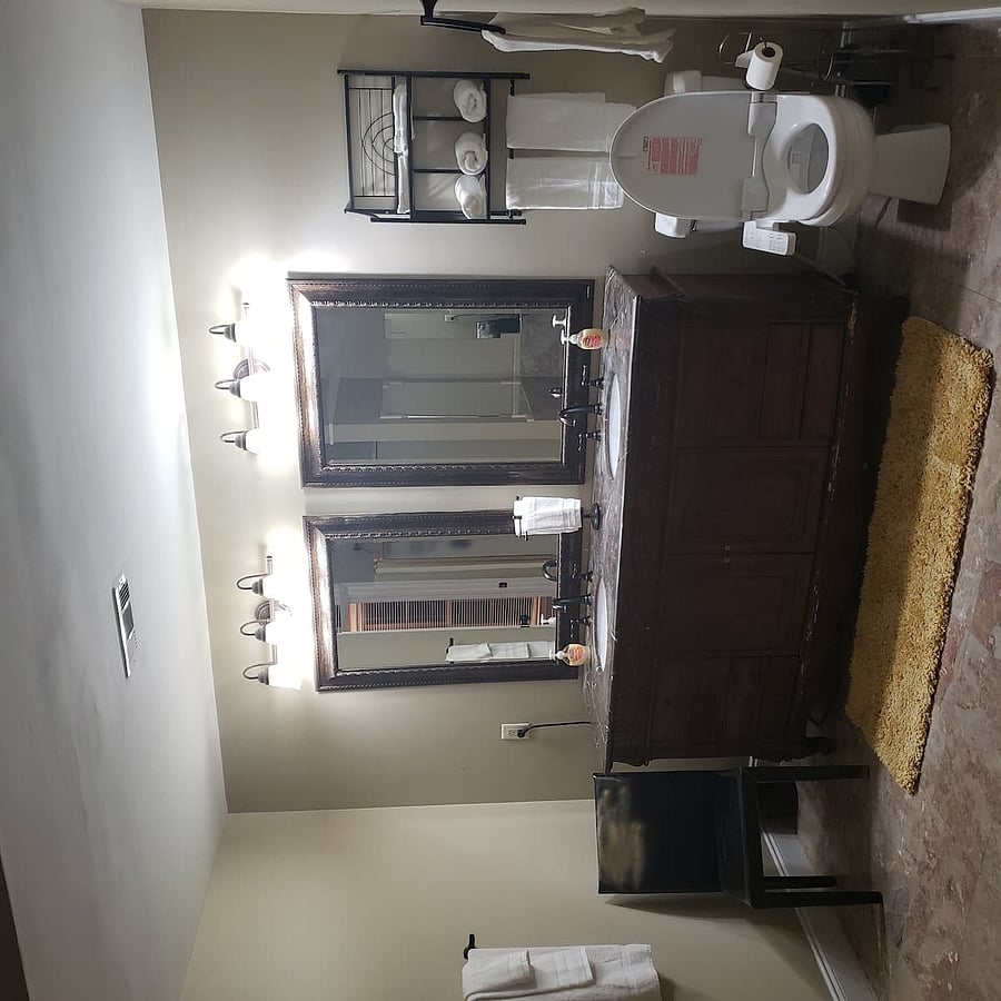 Master bedroom  full bath with jetted tub