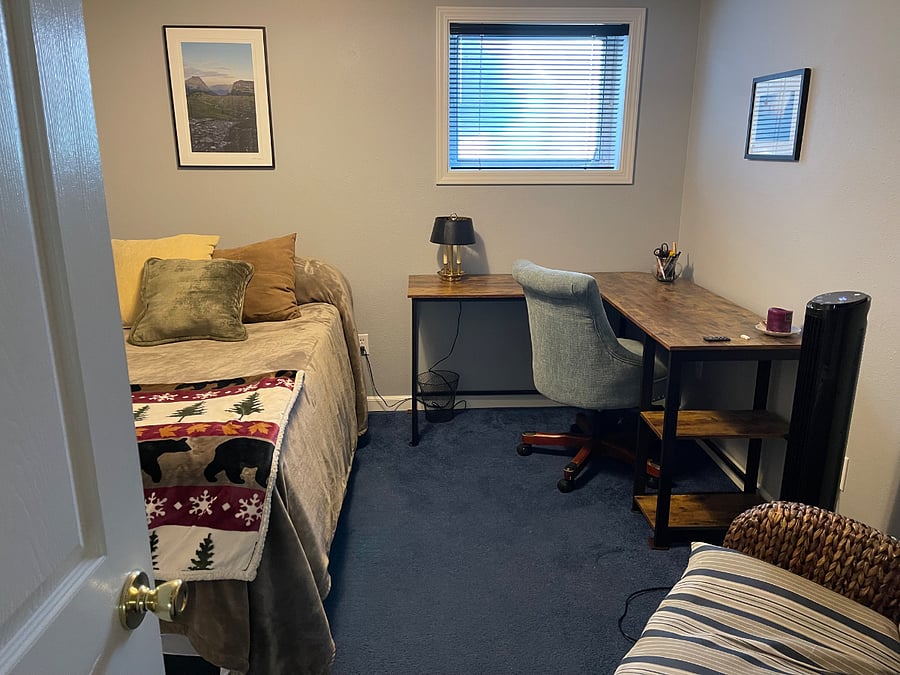 Your office converted to 2nd bedroom. Visitors are most welcome:-)