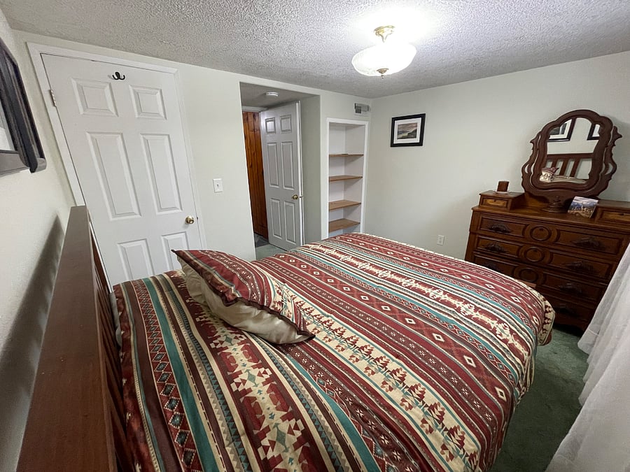 Another view of downstairs bedroom