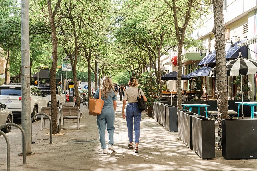 More of 2nd street. But you're also a handful of blocks away from West 6th, 4th Street, and other fun downtown areas!