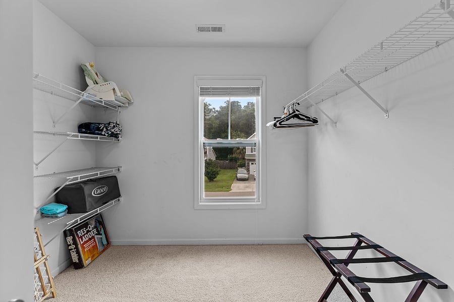 Closet inside the Primary Suite