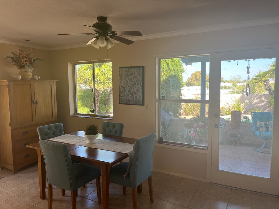 Kitchen table seats four