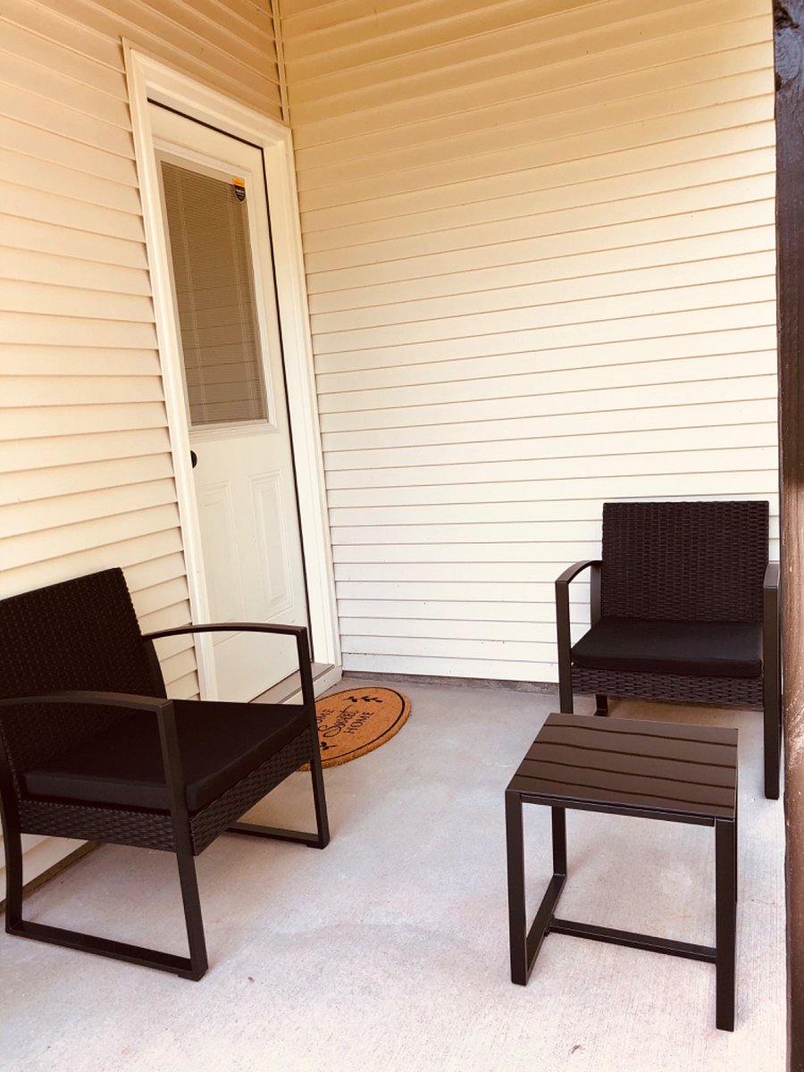 Backyard patio set